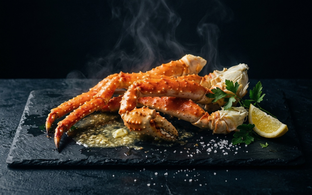 Butter-Steamed King Crab Legs