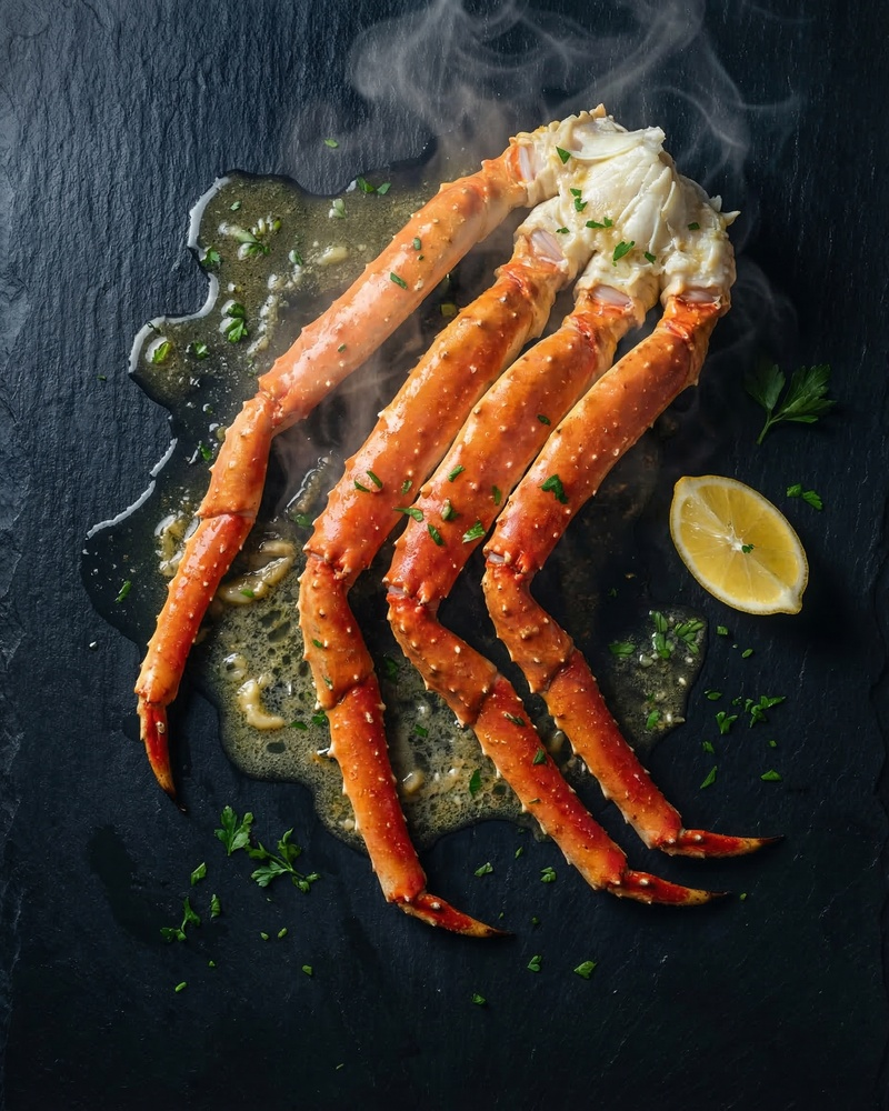 Butter-Steamed King Crab Legs