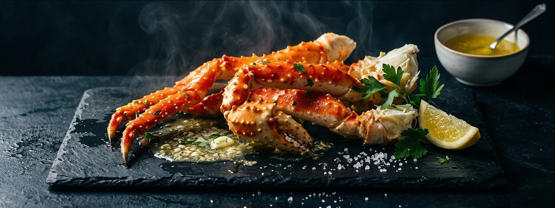 Butter-Steamed King Crab Legs