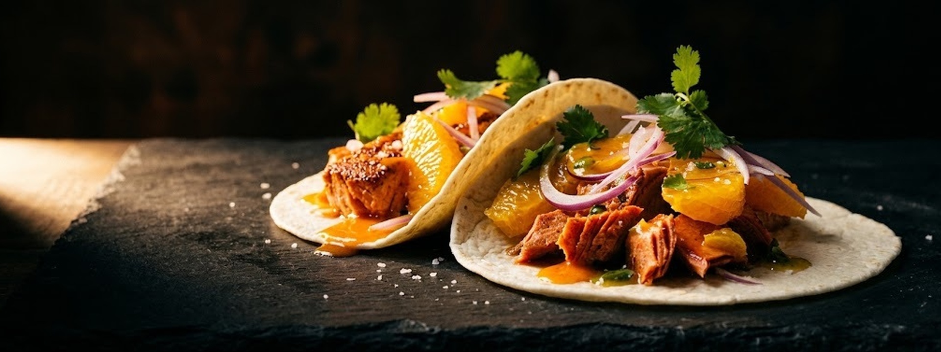 Alaska Salmon Chili-Citrus Tacos