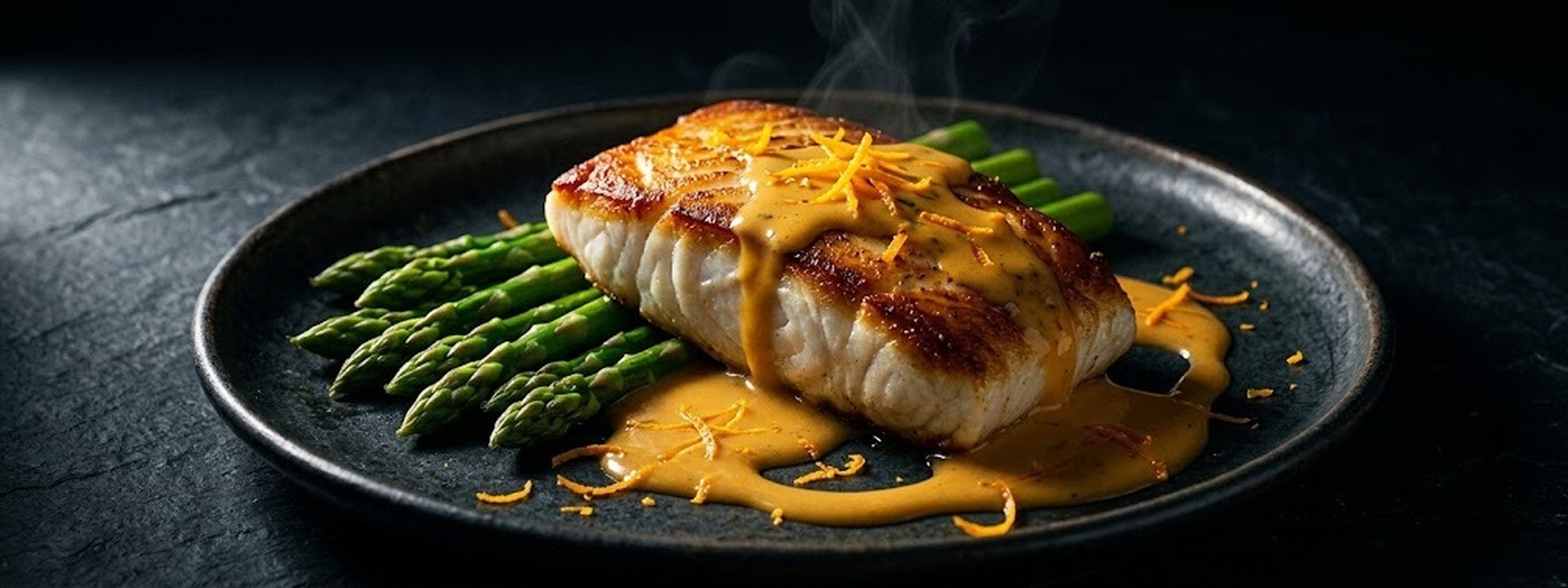 Alaska Halibut with Orange Béarnaise Sauce